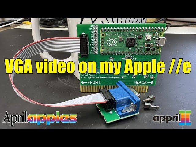 Retro Apple IIe Personal Computer (1983) with VGA in 2024 using the A2 VidGA card