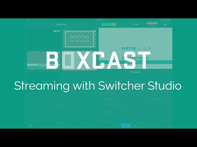 Streaming with Switcher Studio