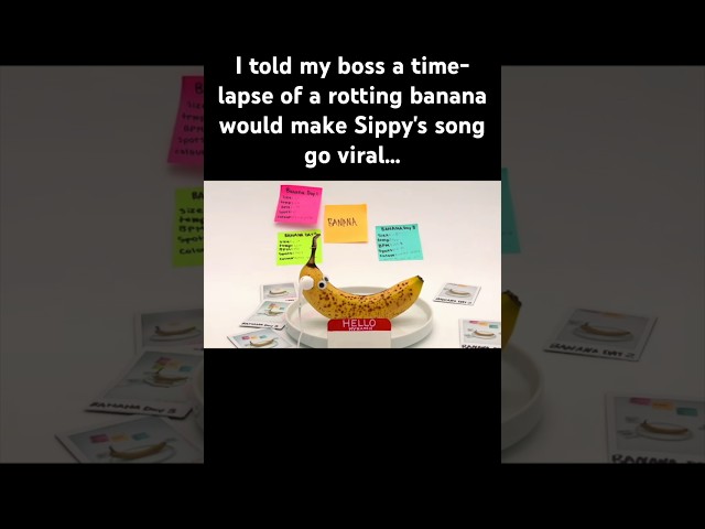 When you hire Gen Z to promote your song, they do a 24/7 livestream of a rotting banana. #dubstep