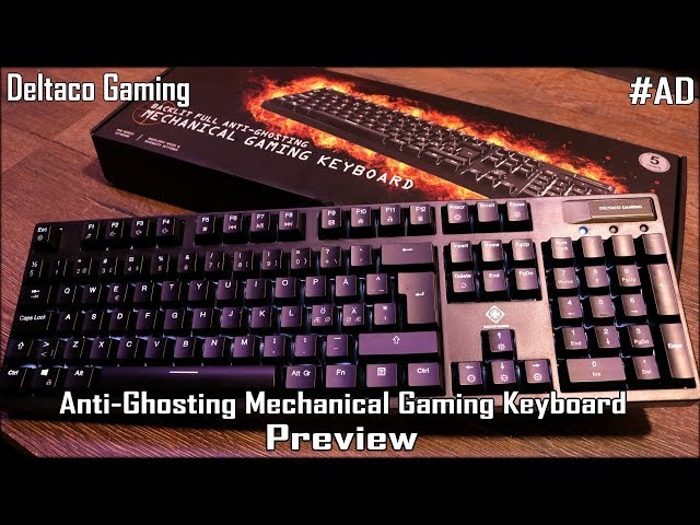 Deltaco Gaming Mechanical Gaming Keyboard. Preview