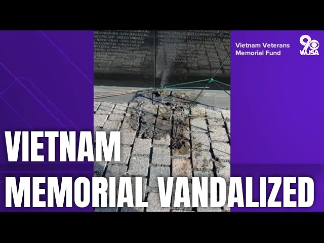 Vietnam Memorial vandalized in DC