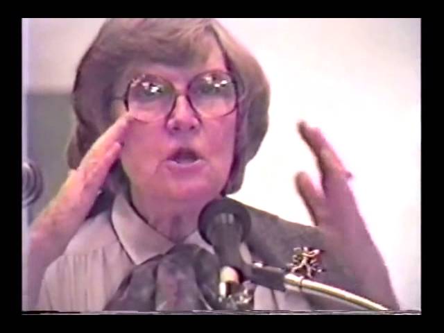 Cults: Dr. Margaret Singer Speaks at Conference