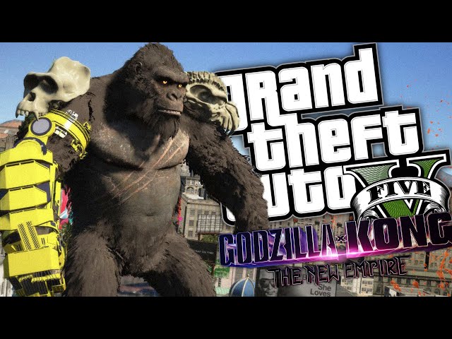 ULTIMATE BEAST GLOVE KONG!!! | GTA 5 Godzilla X Kong : The New Empire Mod (Bahasa Indonesia)