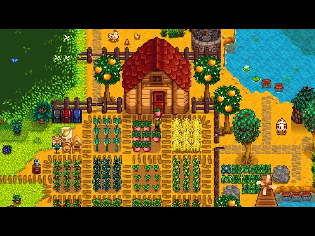 Playing Stardew Valley on Steam Deck with a CRT!