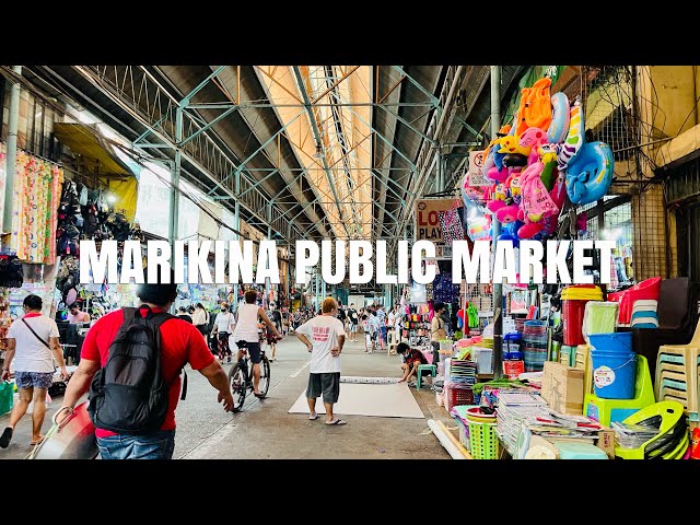 [4K] Marikina Public Market Walk | One of the cleanest market in Metro Manila