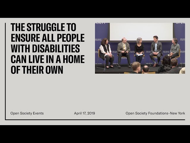 The Struggle to Ensure All People with Disabilities Can Live in a Home of Their Own