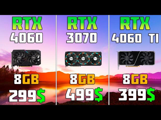 RTX 4060 vs RTX 3070 vs RTX 4060 Ti | 1080p, 1440p Test