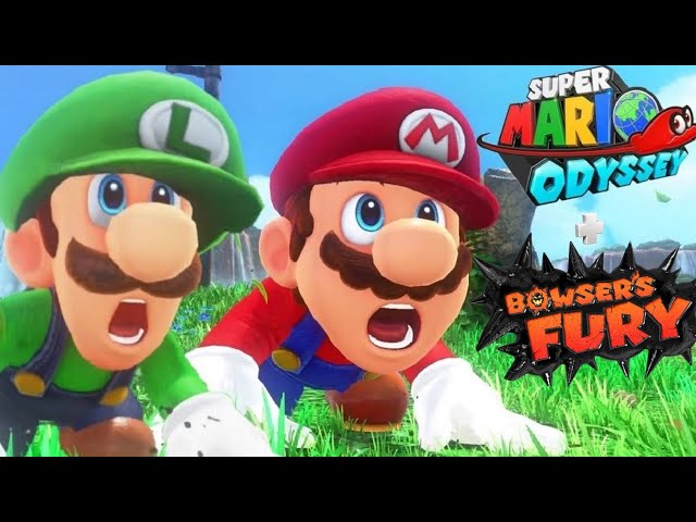 Super Mario Odyssey + Bowser's Fury - Full Game 2-Player Walkthrough
