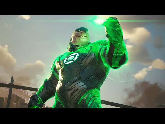 King Shark uses Green Lantern Ring in Suicide Squad: Kill the Justice League (4K)