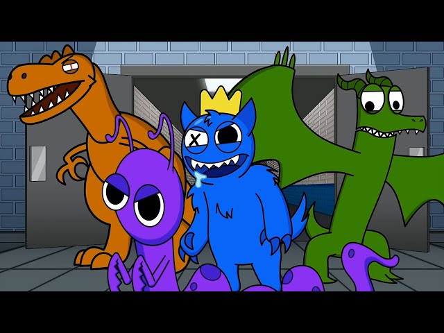 RAINBOW FRIENDS, but They're Transform into Monster (Cartoon Animation) Gavin's Reaction