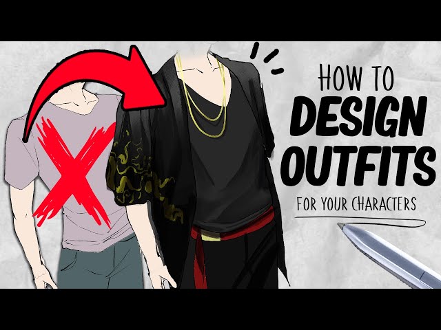 How to design Outfits for characters | Tutorial | DrawlikeaSir