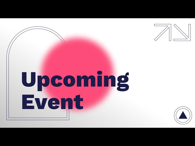 Upcoming Event Video Template (Editable)