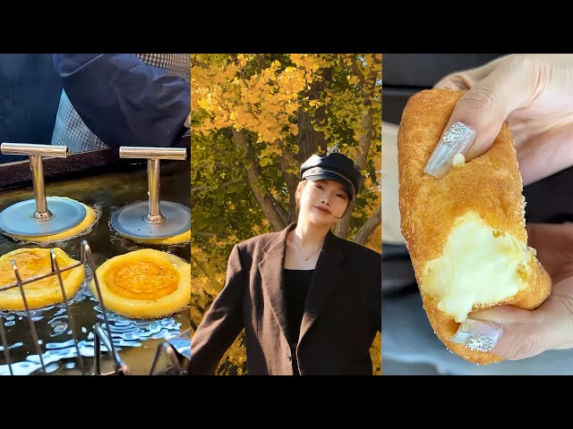 Trở lại Hàn: Tận hưởng mùa thu lá vàng với các món ăn đường phố siêu hấp dẫn cùng em gái 🍂🇰🇷