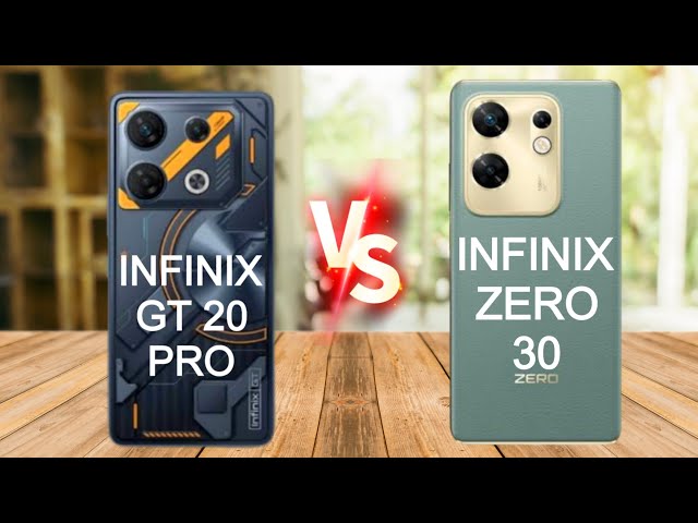 Ultimate showdown: Infinix Zero 30 vs. Infinix GT 20 Pro