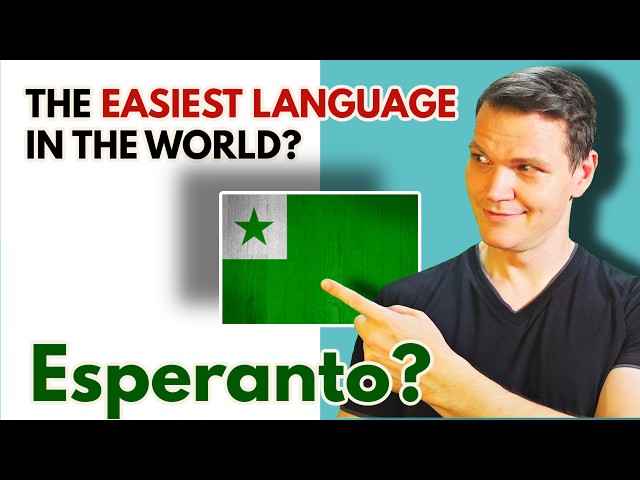 Is This the EASIEST Language in the World? (ESPERANTO)