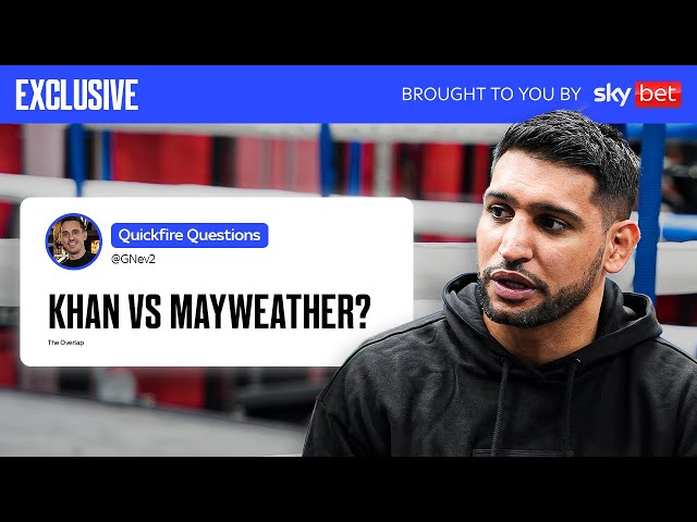 Amir Khan’s 17 Questions with Gary Neville | Overlap Xtra