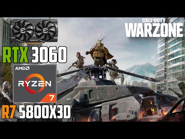 Call of Duty: Warzone : RTX 3060 + Ryzen 7 5800X3D | 4K - 1440p - 1080p | High & Low Settings