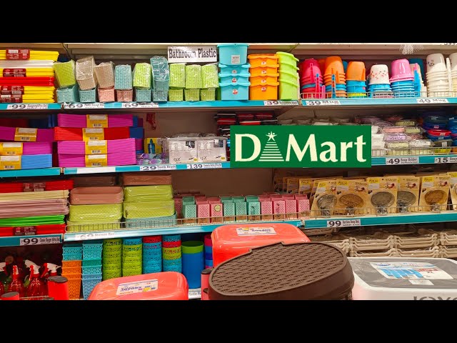 DMart latest offers, cheap & useful household items starting ₹12, kitchen storage organisers, decor