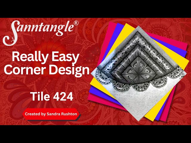 Really Easy Corner Design - Sanntangle Tile 424