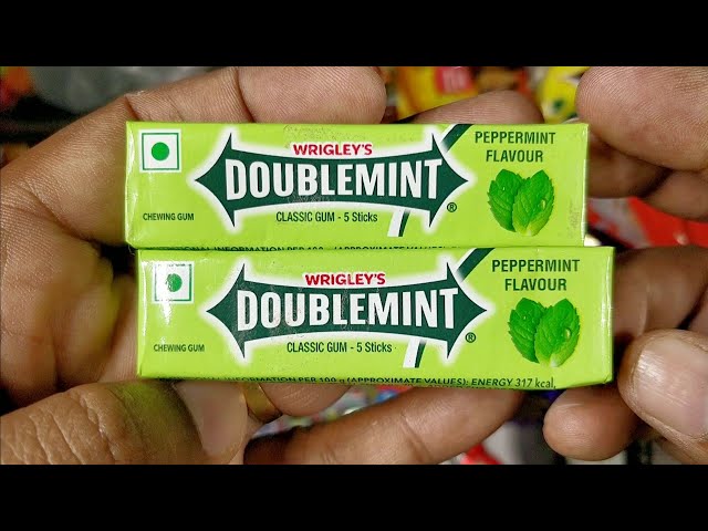 Wrigley Double Mint Bubble Gum 👌 #asmr