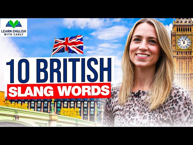 😴 English Speaking: 10 BRITISH SLANG WORDS Improve your Speaking #slang #englishvocabulary #speaking