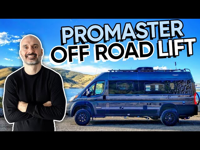 AWESOME Ram Promaster Van Conversion LIFT KIT 🚌 Winnebago Travato Gets 3 Inch Camper VAN LIFT!