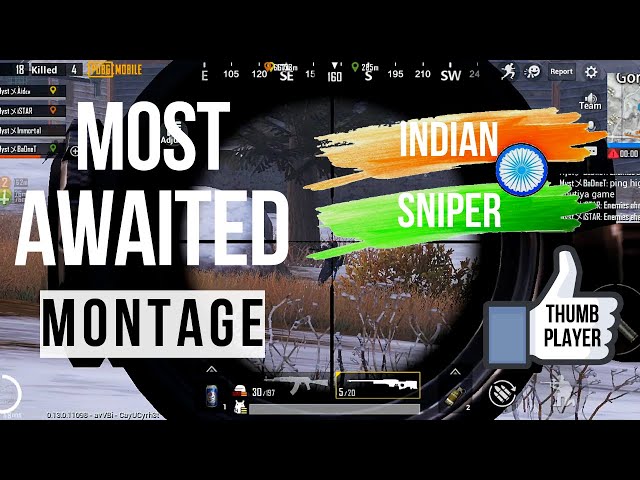 THIS GAMEPLAY WILL MAKE YOU SUBSCRIBE | BEST SNIPER MONTAGE PUBGM | PART 2