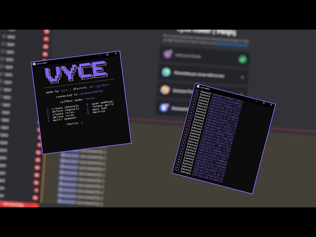 [vyce nuker] - fastest nuker tool on discord (working 2024)