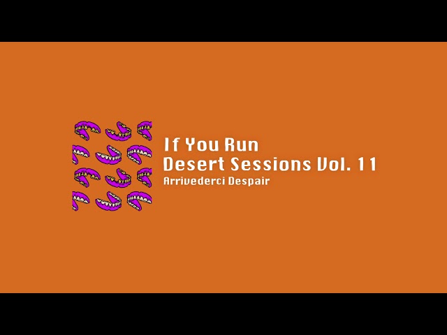 If You Run (Audio) - Desert Sessions Vol. 11