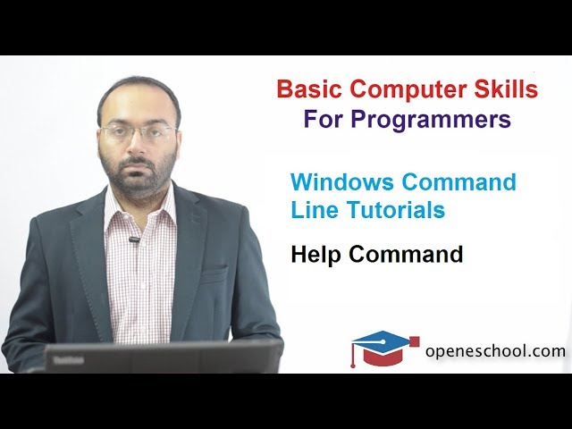 Windows Command Line Tutorials - Tutorial 2 - Help Command
