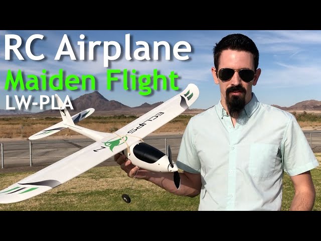 Eclipson Model A Maiden Flight - RC Airplane