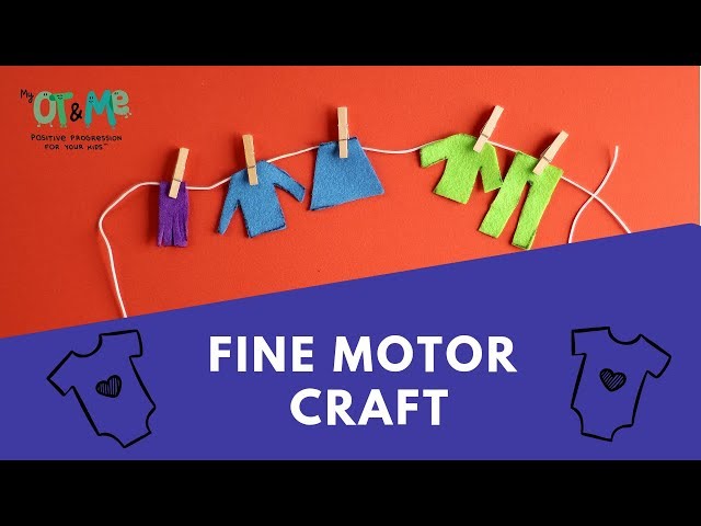 Kids Craft Ideas | Fun Fine Motor Skill Craft