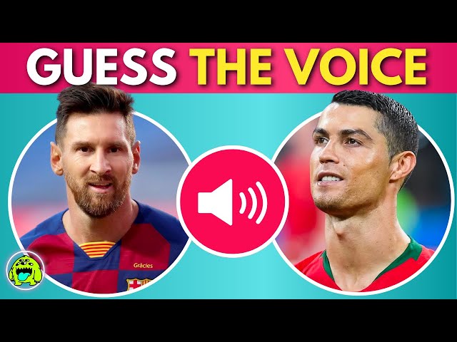 Guess The Football Player By Voice 🔊 ⚽️🗯️ Football Quiz
