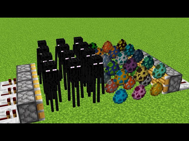 X999 endermans and all eggs combined