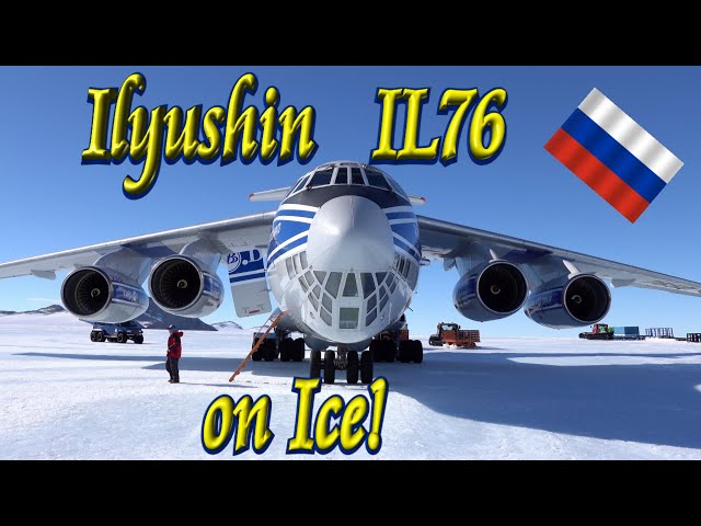 ✈️ Russian Ilyushin IL-76 in Antarctica 🧊
