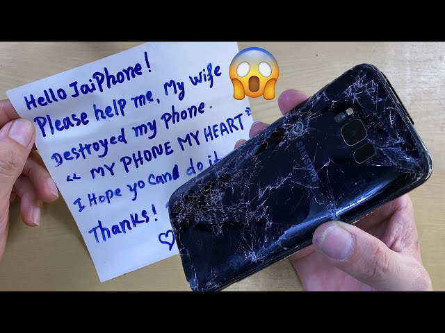 Destroyed Phone restoration | Restore Samsung Galaxy S8 Plus | Rebuild Broken Phone