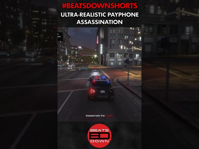Ultra-Realistic Payphone Assassination #shorts