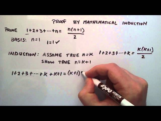 Proof by Mathematical Induction - How to do a Mathematical Induction Proof ( Example 1 )