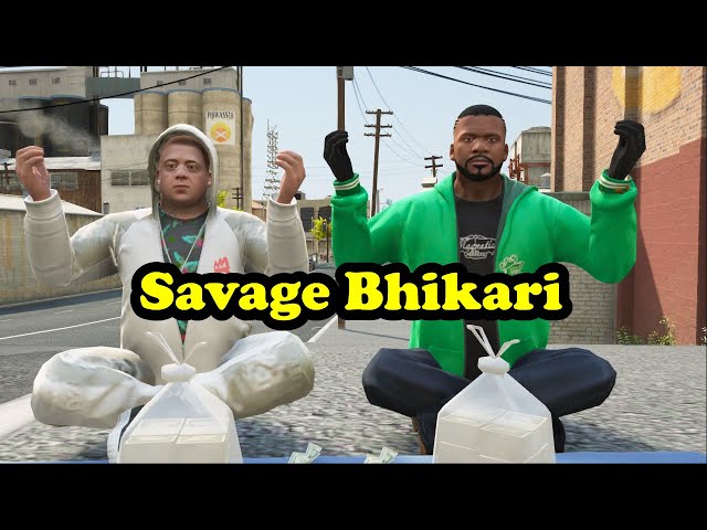 GTA 5 Savage Bhikari  | Funny Video #youtubeshorts #shorts#short