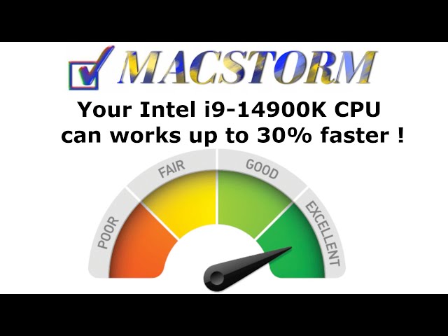 Your Intel i9-14900K can works up to 30% faster !