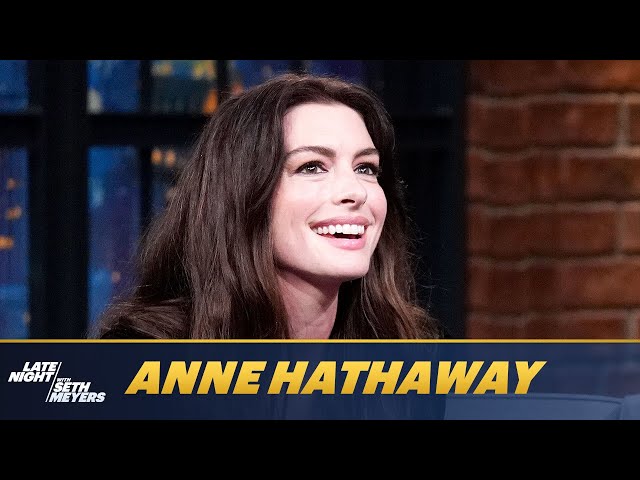 Anne Hathaway Celebrated Her Wedding Anniversary Watching Abbott Elementary