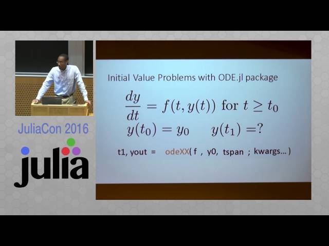 Adaptive ODE Solver based on Adam-Bashforth-Multon Methods | Joseph Obiajulu | JuliaCon 2016