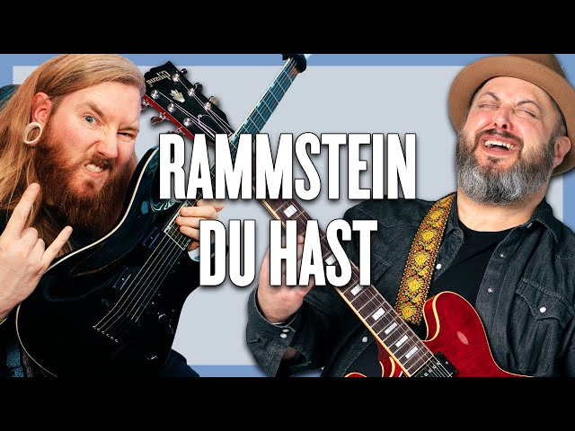 Rammstein Du Hast Guitar Lesson + Tutorial feat. @JamieSlays