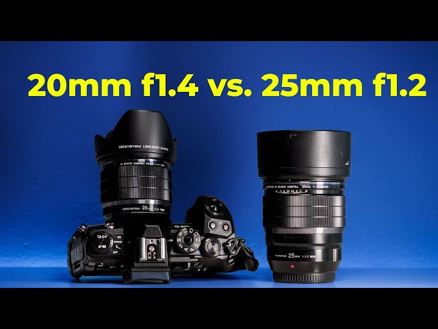 OM System 20mm F1.4 Pro vs. Olympus 25mm f1.2 - [BATTLE!]
