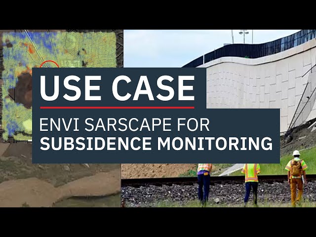 Monitoring Subsidence Using ENVI SARscape | Use Case