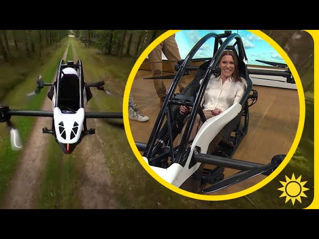 Framtiden är här - svensk flygande sportbil | Nyhetsmorgon | TV4 & TV4 Play