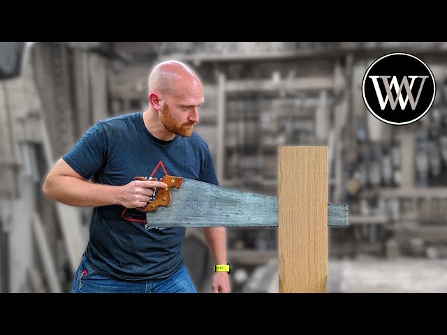 How to Resaw with Just a Hand Saw