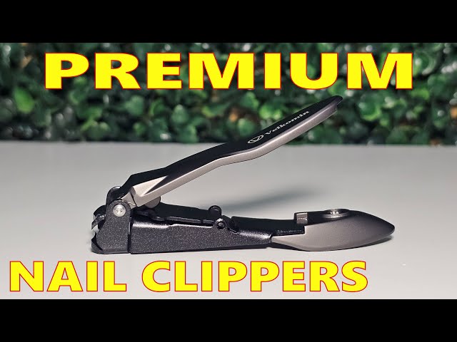 Nail Clippers With Clippings Catcher HEAVY DUTY PREMIUM Velkomin