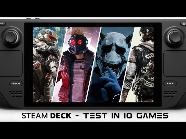 Steam Deck - Test in 10 Games | Crysis, Days Gone, F1 2021, Guardians of the Galaxy, Ghostwire, ...