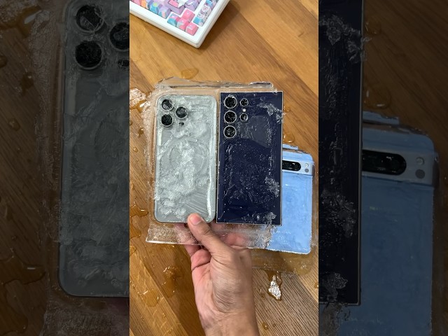 iPhone vs Android - FREEZING TEST 😱 (Part 2)